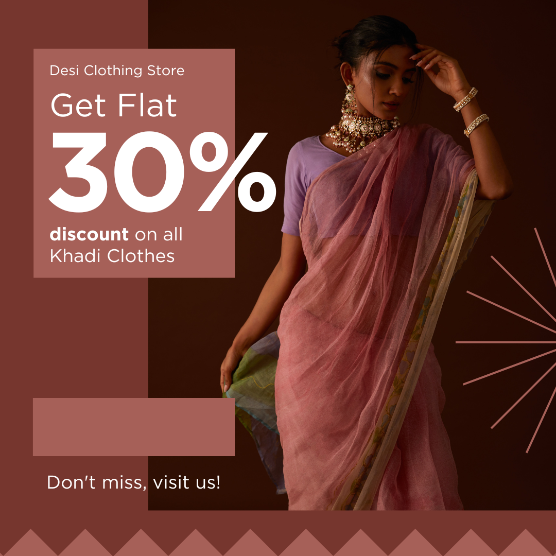 Brown and Purple Simple Clothing Offer Instagram Post