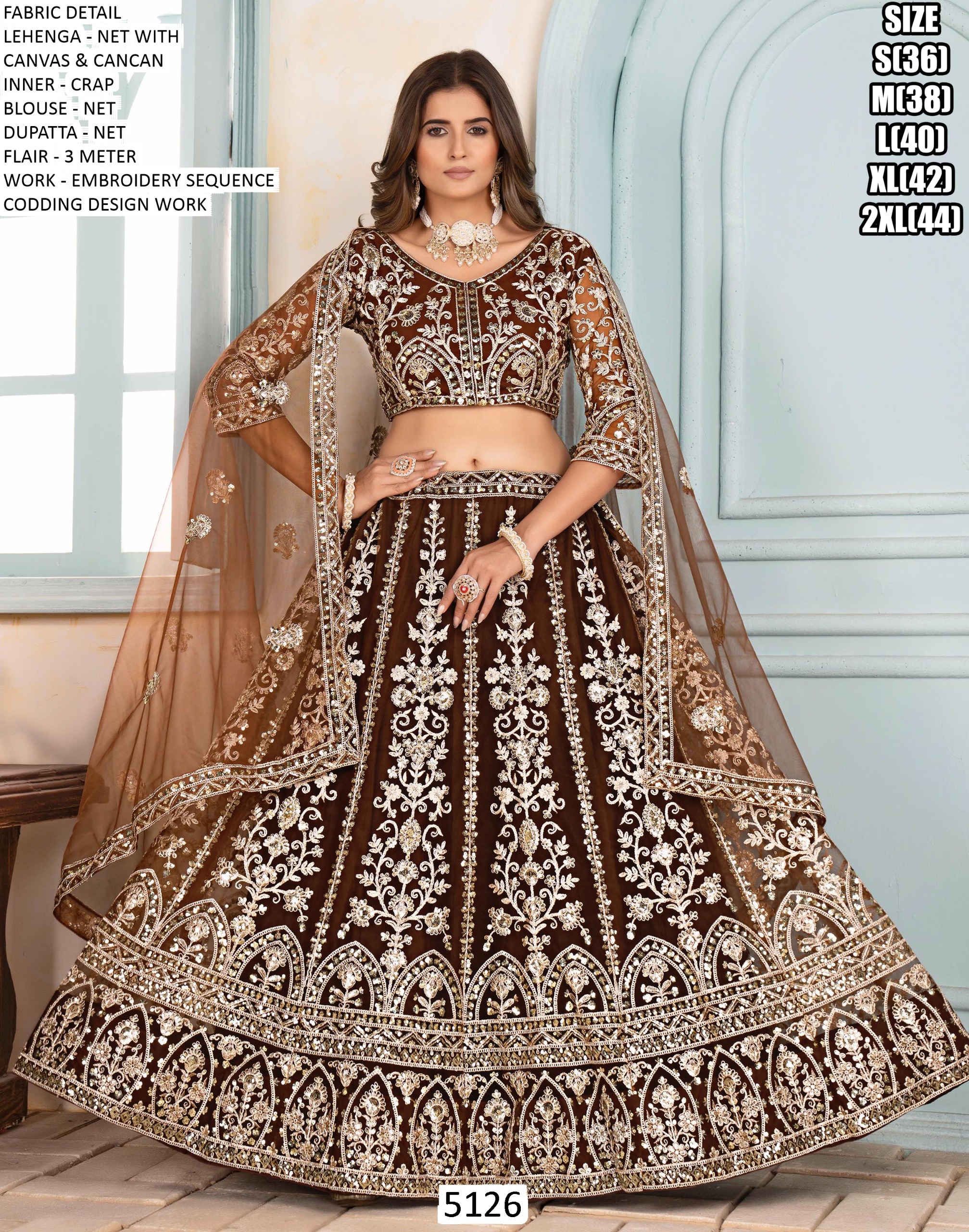 Party Wear Designer Semi - Stitched Lehenga Choli